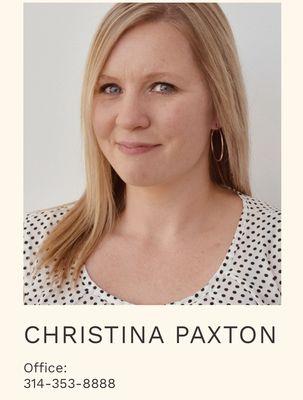 Christina Paxton- Wood Brothers Realty