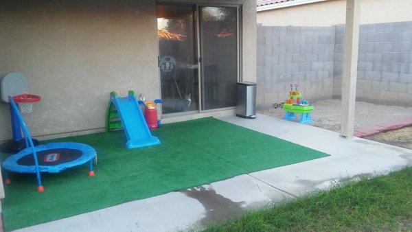 Outside Play Area