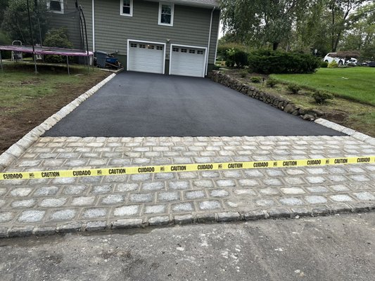 Driveway and apron