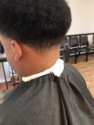 Temp-fade blow out