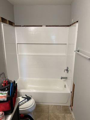 Tub shower replacement