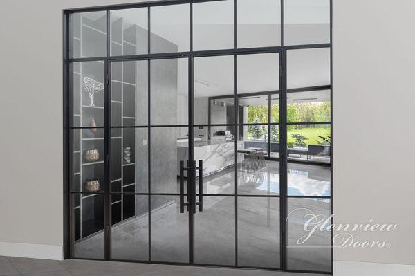 Steel Frame Glass Interior Doors