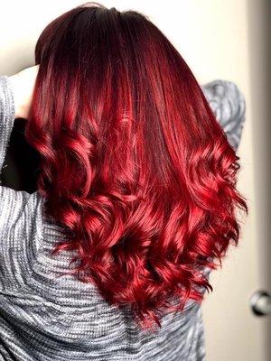 Gorgeous red...work done by dF Artist