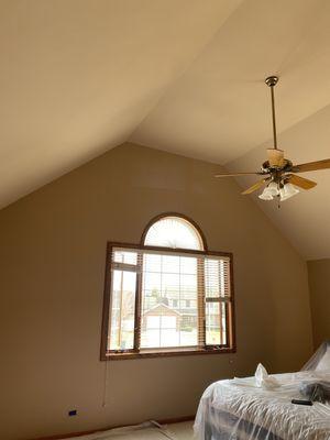 Master Bedroom wall before