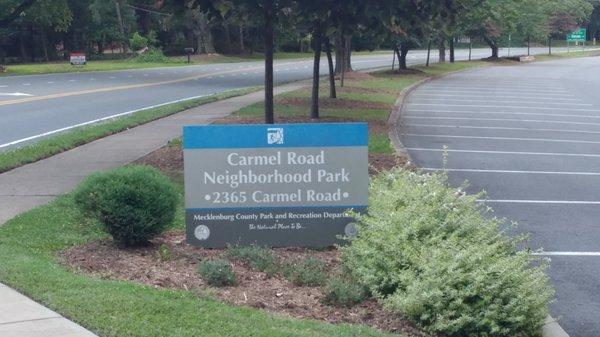 Carmel Road Neighborhood Park, Charlotte NC