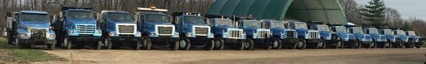 Sneller Snow Systems trucks for snow removal in Grand Rapids and Lansing MI.