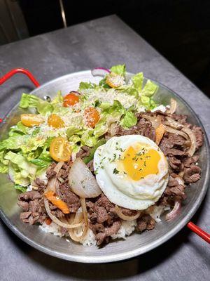 Bulgogi Over Rice with Fried Egg  - photo by AllFunNewYork from instagram