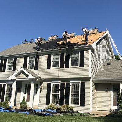 Have any storm or wind damage on your roof? Give us a call to schedule a free estimate today!