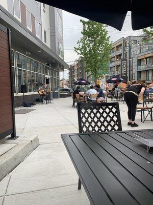 porch area, outdoor seating