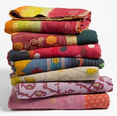 kantha throws