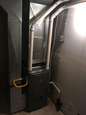 Rheem gas furnace change-out.