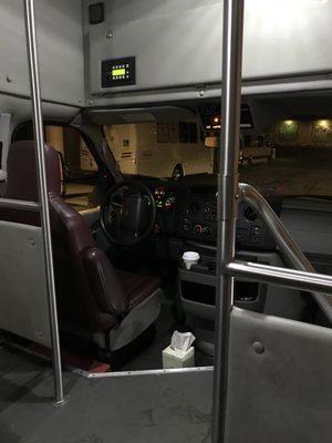 Shuttle Bus Driver's Seat