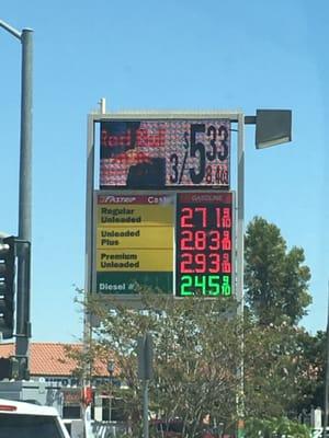 Keeping those prices under $3/gallon