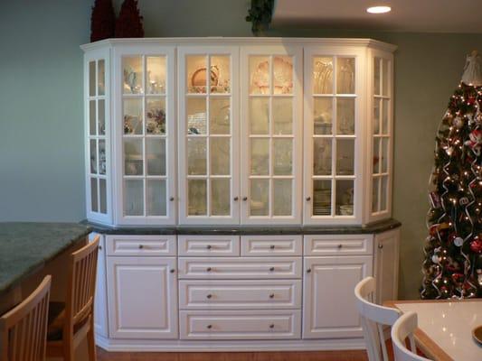 Custom white kitchen