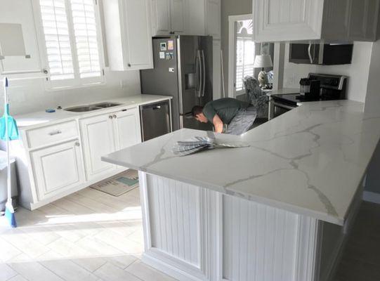 Countertops renovation