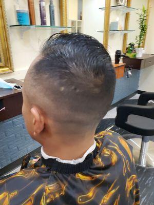 High and tight men's fade