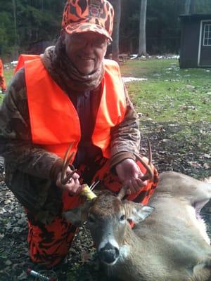 Ken jones with his 2012 7 point he shoot at camp in president.