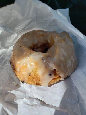 Blueberry cake donut