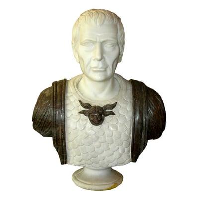 Early 20th C marble statue of Napolean which is our Icon here