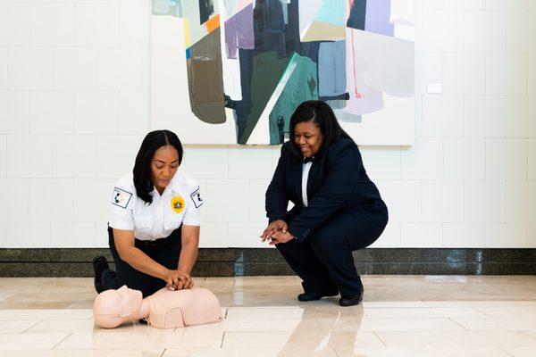 CPR and Life Safety Certified Security Guards