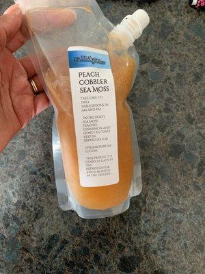 Peach Cobbler Sea Moss