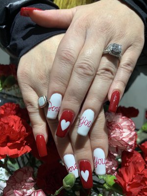 Valentine's Day nails!