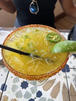 Spicy mango margarita