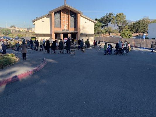 St. Veronica - Outdoor Sunday Mass (2020).