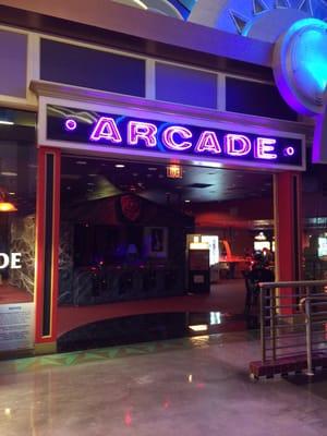 Entrance to the arcade