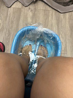 Foot detox before and after