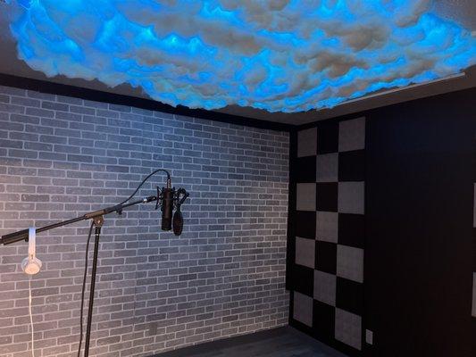 Recording Booth With Slate M1 Microphone