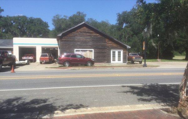 This is what the location looks like from across the street at Camden County emergency operations center.