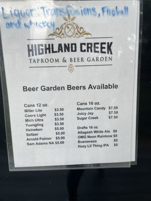 Beer list