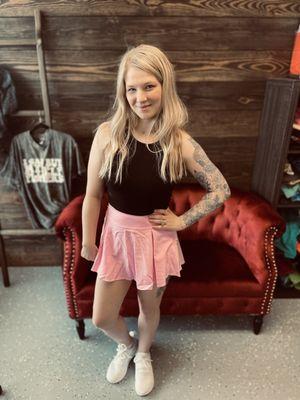 Pink Skort