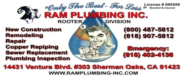 Ram Plumbing Inc.