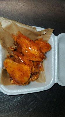 Hit the spot signature buffalo wing.