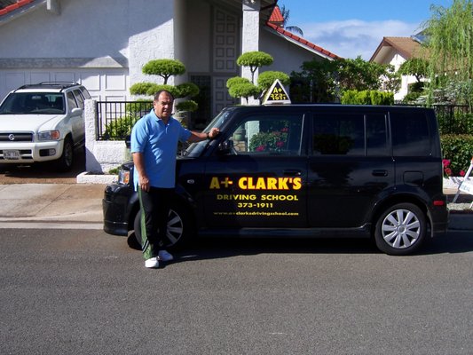 Mr. Clark, founder of A+ Clark's Driving School