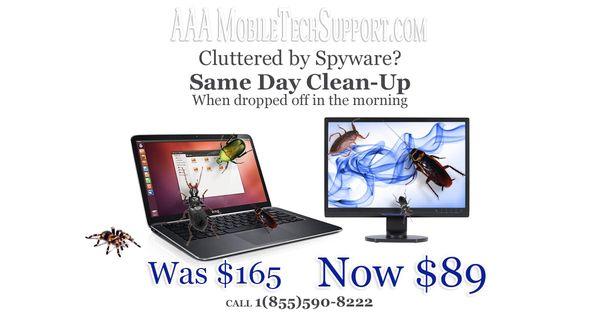 Spyware cleanup for $89 per machine.