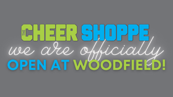 The Cheer Shoppe is now open at Woodfield Mall. Come see us for all of your cheerleading and dance needs!