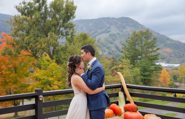 Wedding Ceremony Fall 2020 @Scribner's Catskill Lodge