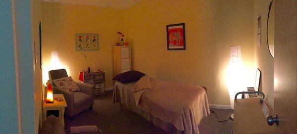 Another view of Healing Touch Treatment room, Bryn Mawr.