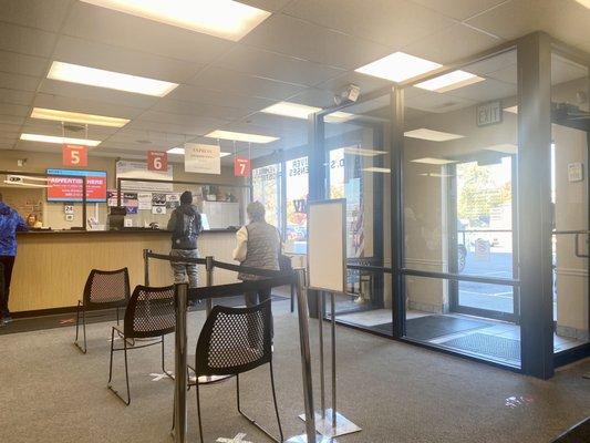 24 October 2022 -- Inside the Bureau of Motor Vehicles in Lakewood, Ohio (on Edgecliff Ave. and Warren Road)