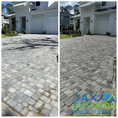 Driveway paver sealing