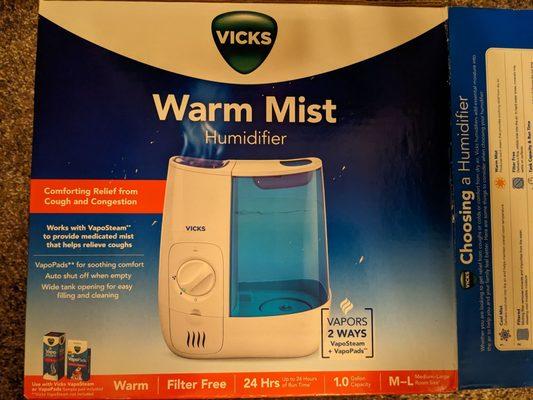 Vicks Warm Mist Humidifier