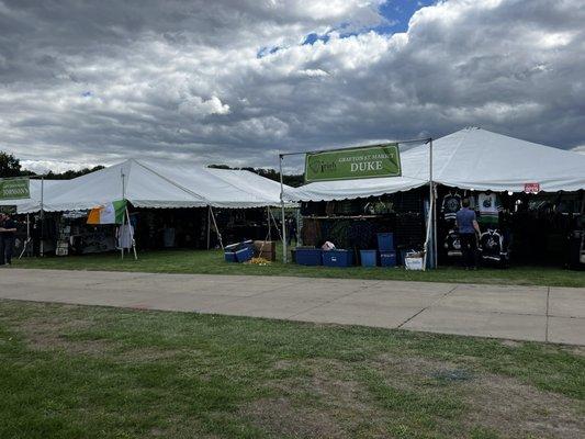 Merchandise tents