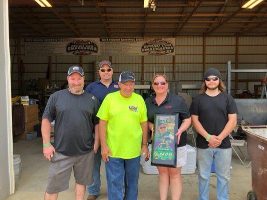 Meeting Kenny Schrader thanks to Federated Auto Parts!