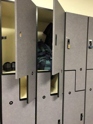 Hmmm...women leave there items in lockers without locks??? Shocking.