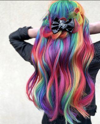 #NoFilter ... All The Rainbows Please! Yes you can have hair like this!