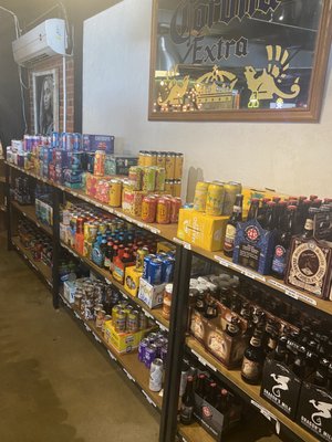 Tons of beer options to purchase and take home