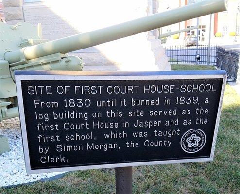 marker for court house school